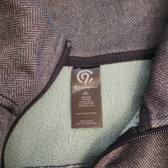 Champion Herringbone Gray Jacket - Picture 2 of 5